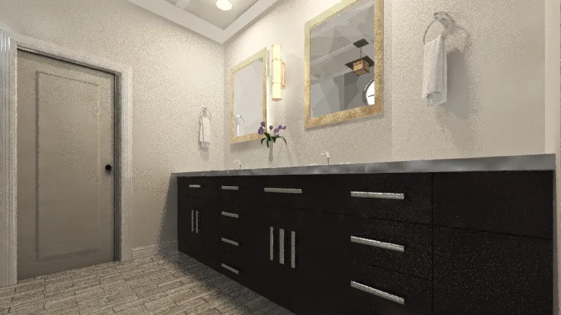 Master Bath 3d design renderings