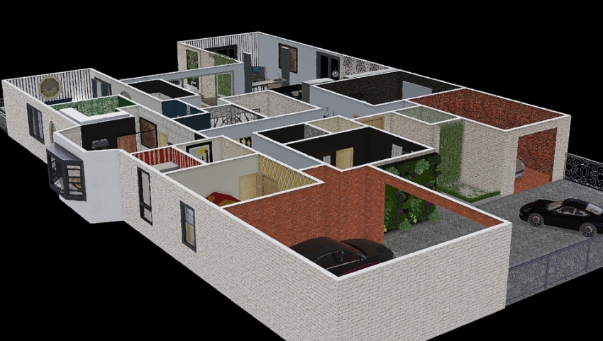 modern family home 3d design picture 524.62