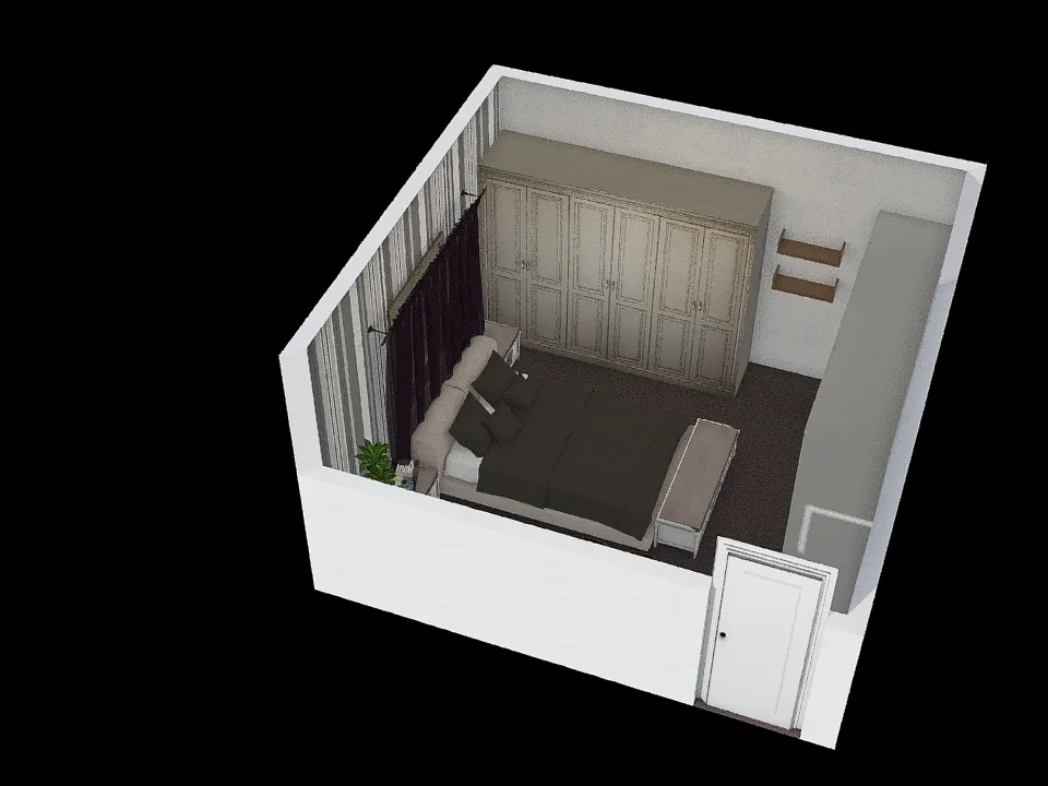 Ptuj - spalnica2 3d design renderings
