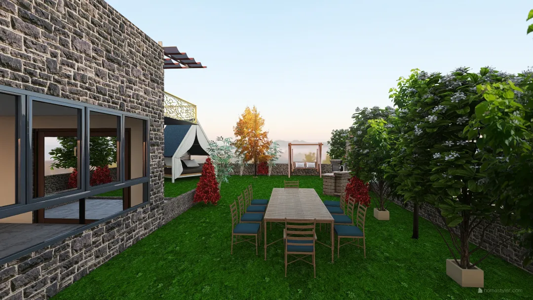 bağ evi 3d design renderings