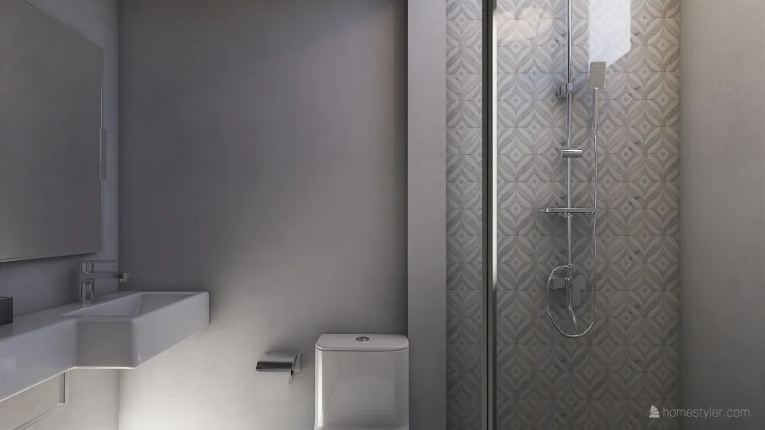 baño casa 3d design renderings