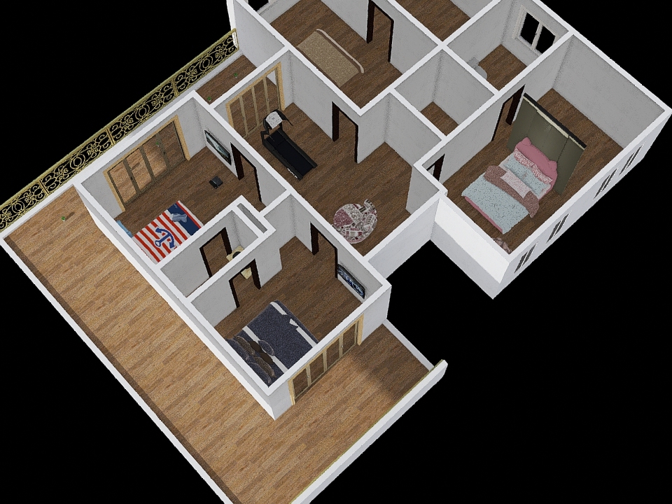 segundo piso capelo 3d design renderings