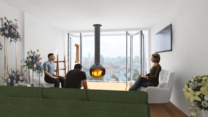 Appartamento in Città 3d design renderings