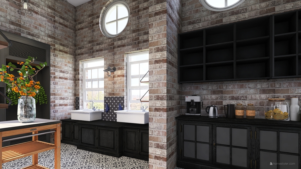 Sophia's farmhouse kitchen renovation 3d design renderings