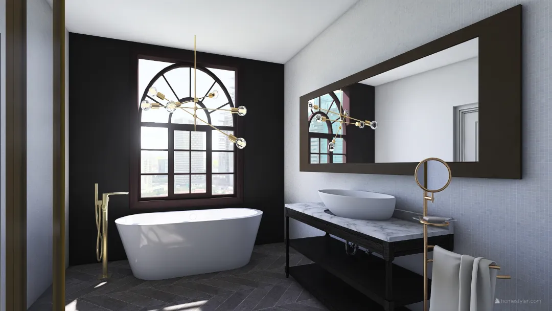 Q / Bathroom 3d design renderings