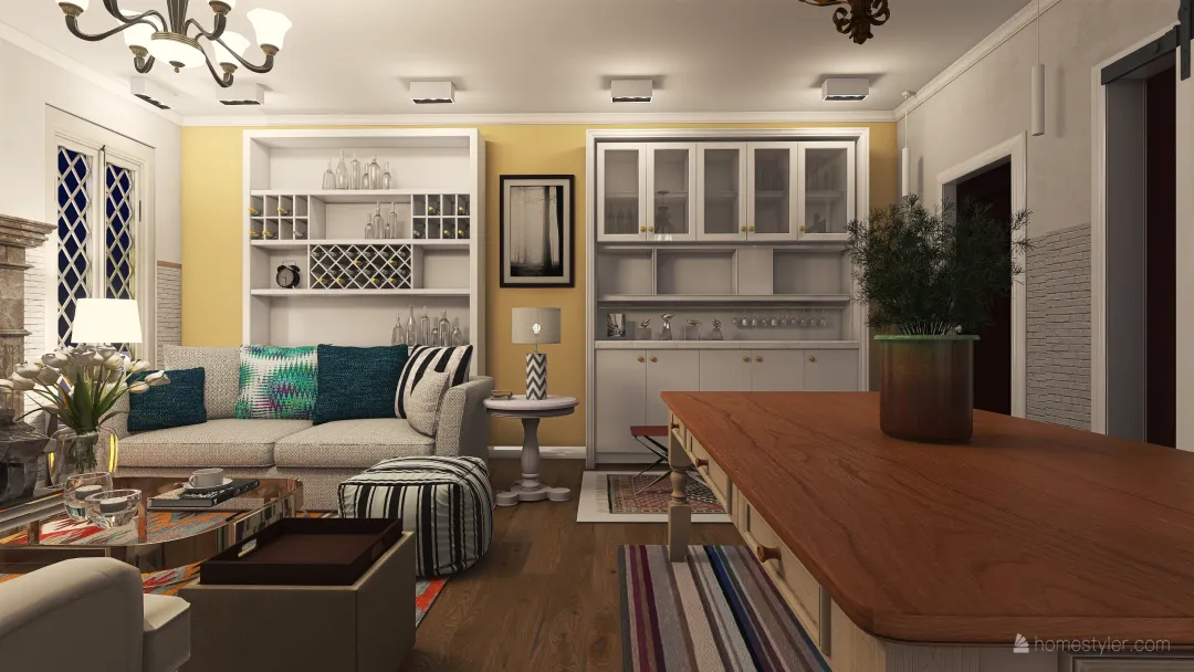 casa estilo 3d design renderings
