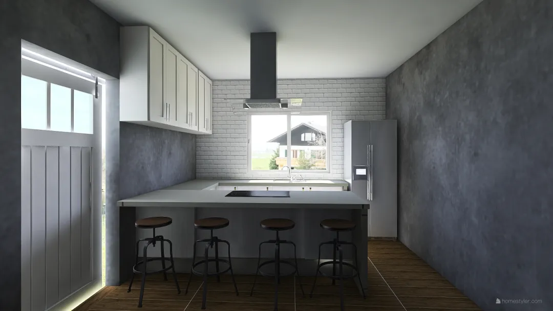 Cozinha Ricardo 3d design renderings