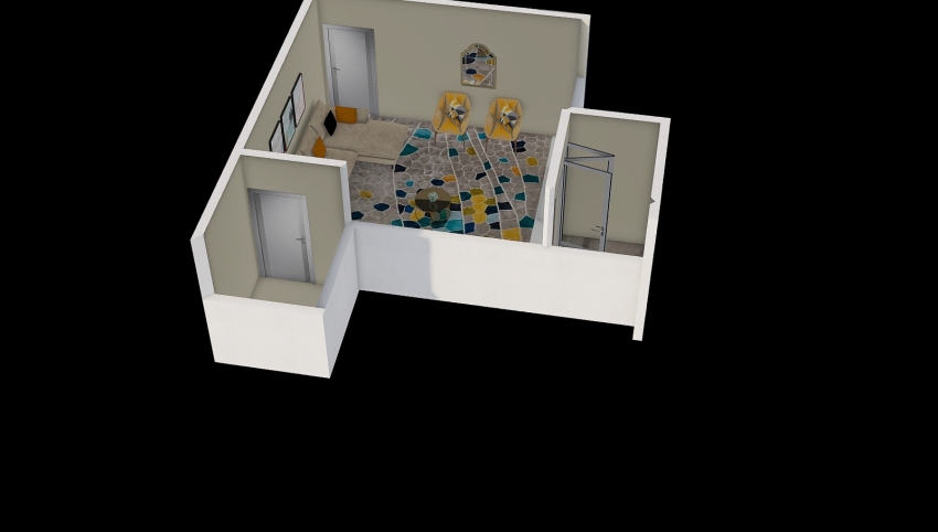 family room 3d design picture 24.25