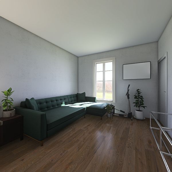 LIVING ROOM AS IS 3d design renderings