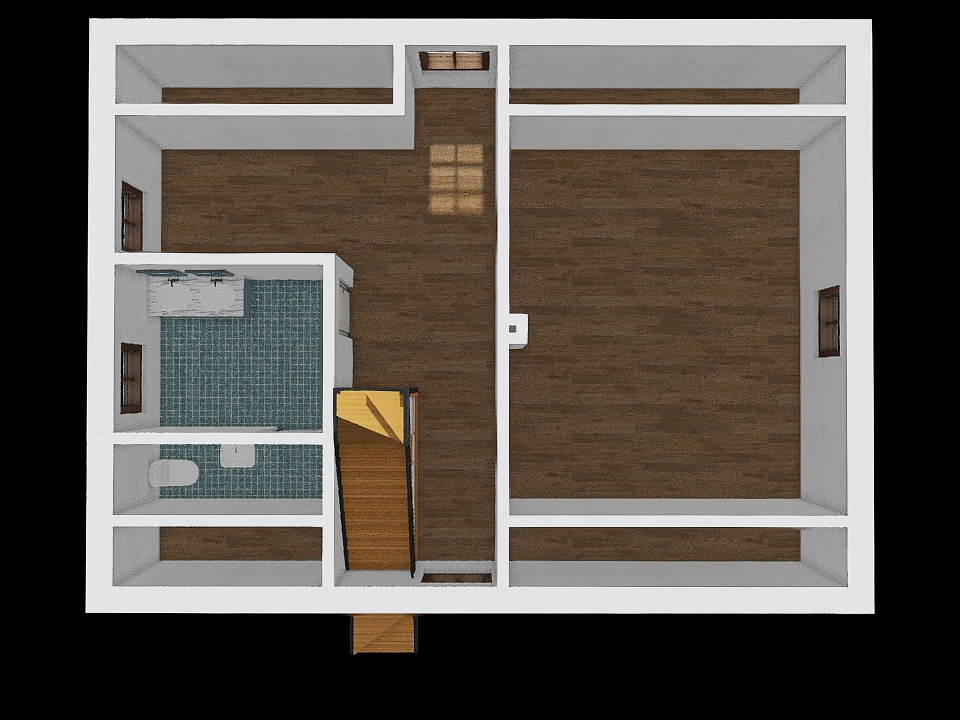 Domoveček11 podkroví 3d design renderings