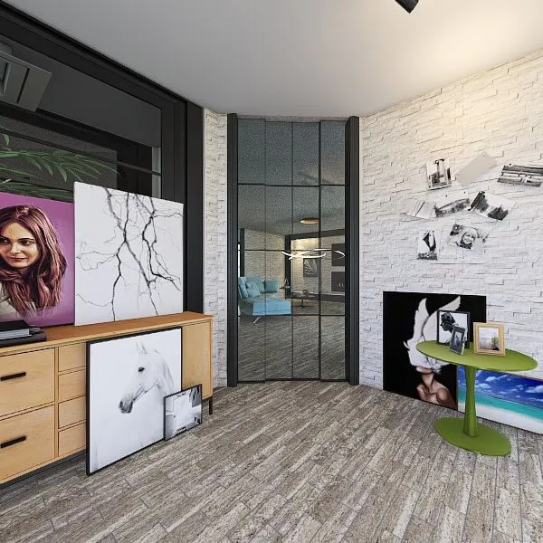 photo studio at home 3d design renderings