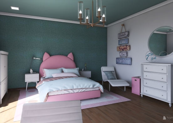 Kiki´s bedroom Design Rendering