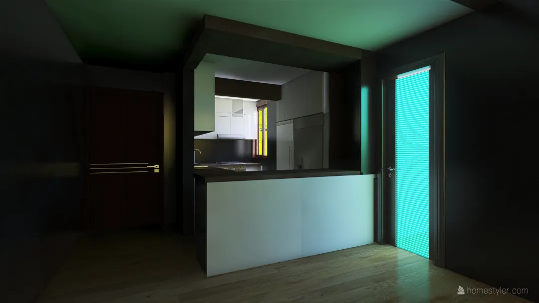 Cocina Proyecto 3d design renderings