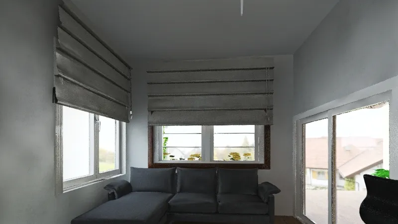LAJE HOUSE com telhado 3d design renderings