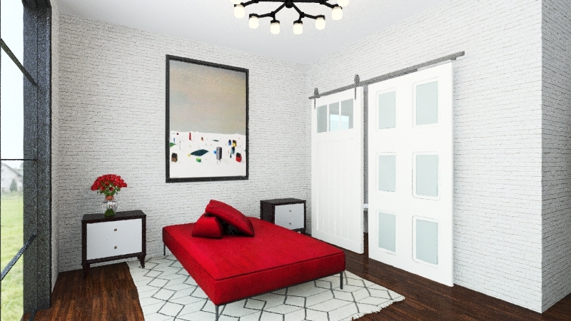 Bedroom 1st floor 3d design renderings
