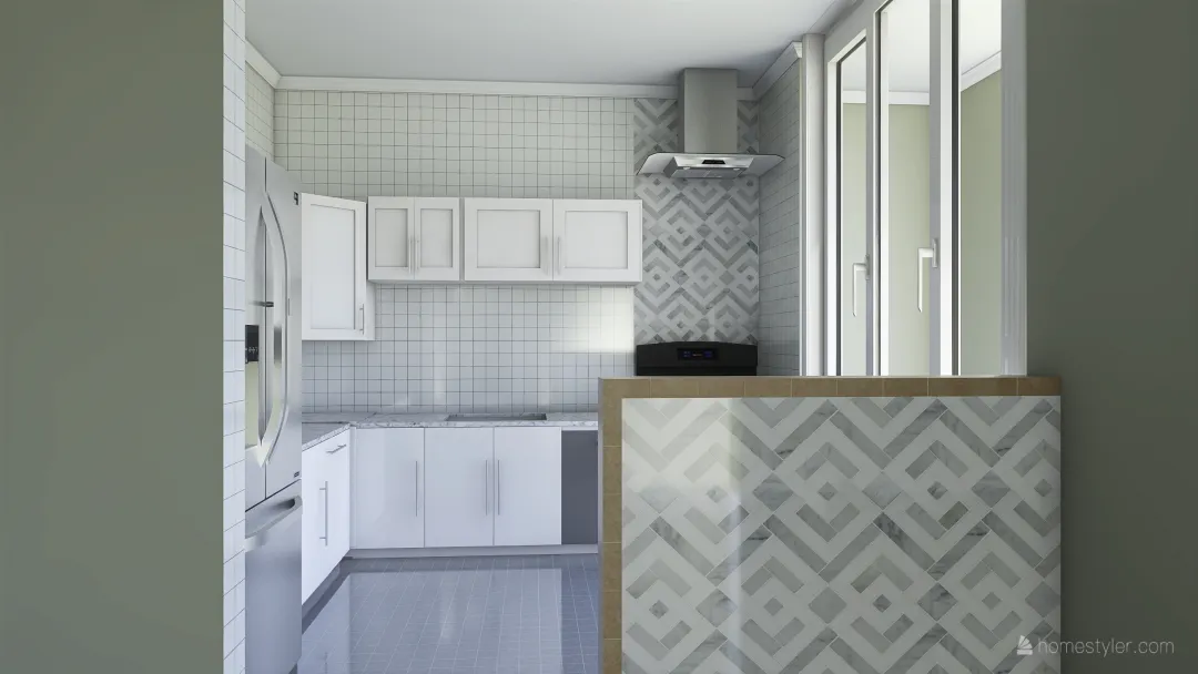 cozinha dona fatima 3d design renderings