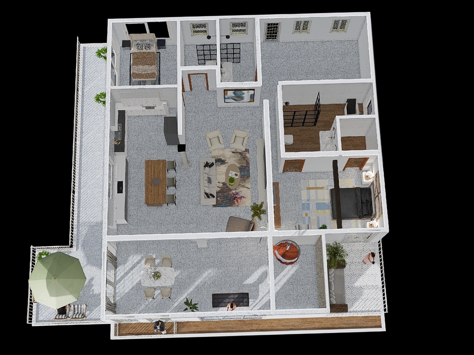 Cool house2 - 4 3d design renderings