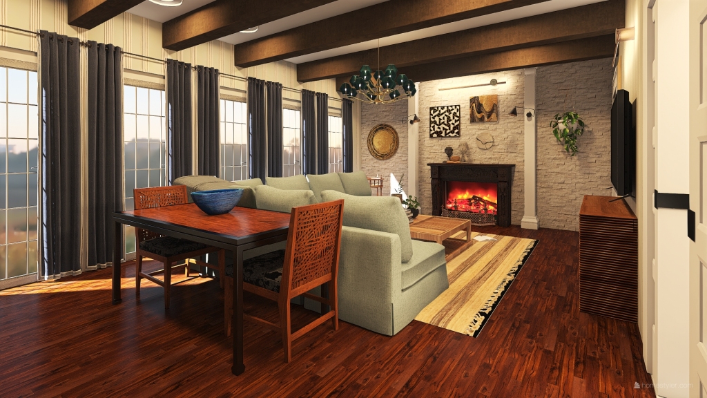 Cottage TGOI 3d design renderings