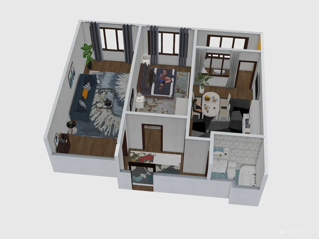 2- house 3d design renderings