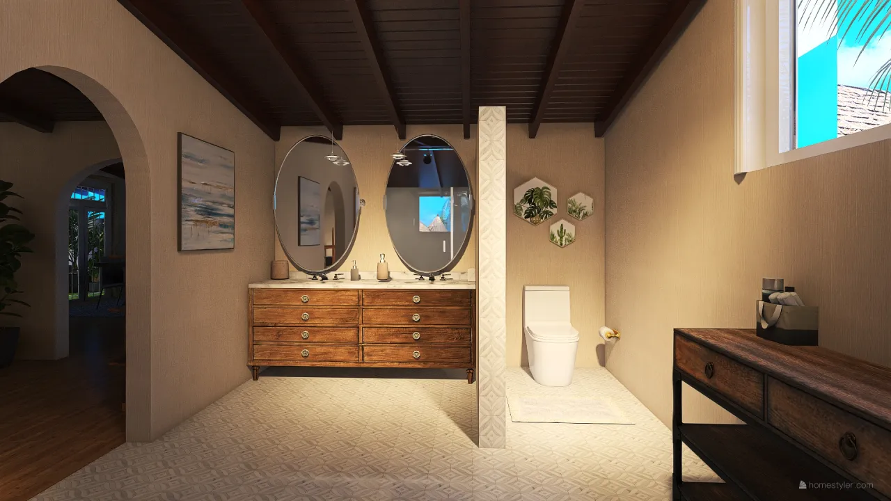 Island House 3d design renderings