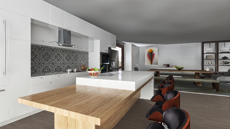 Casa para Dos 3d design renderings