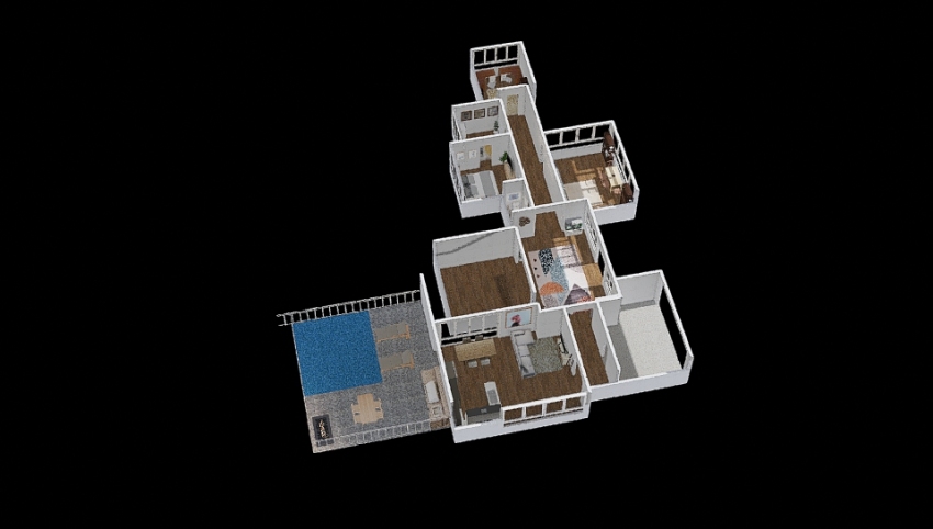 My House Downstairs 3d design picture 281.14