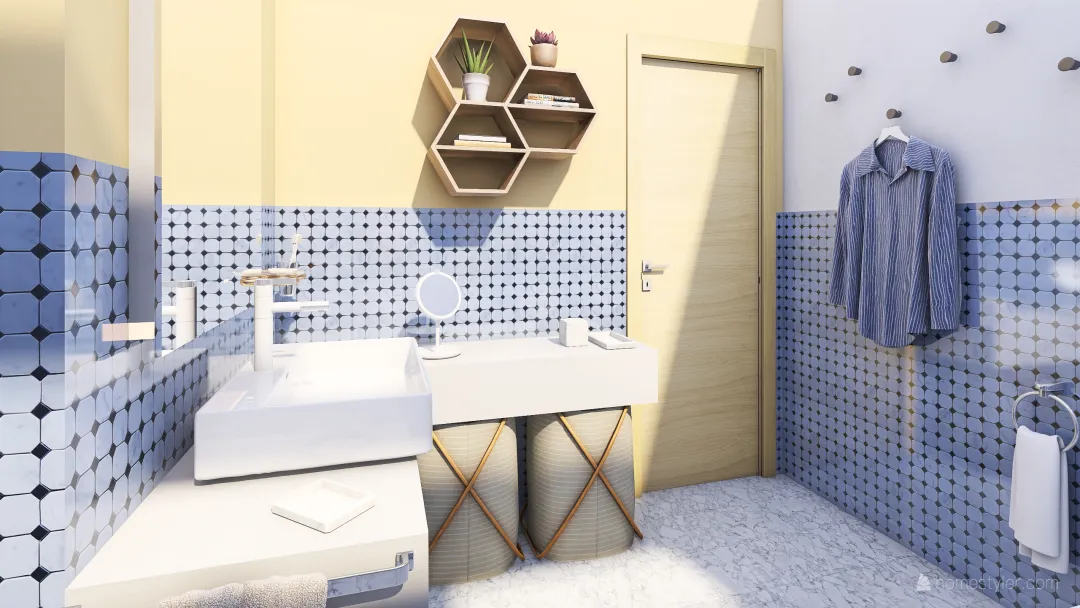 bagno grande 3d design renderings
