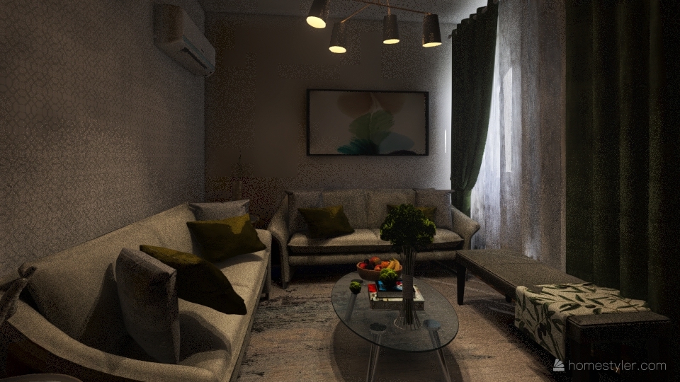 Living room 1 3d design renderings