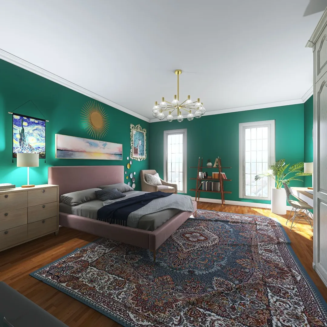 3 bedroom flat 3d design renderings
