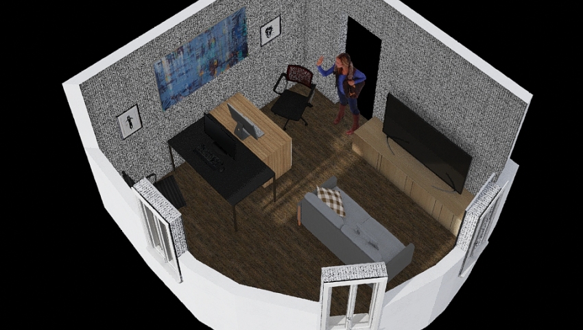 Tower room 3d design picture 15.98