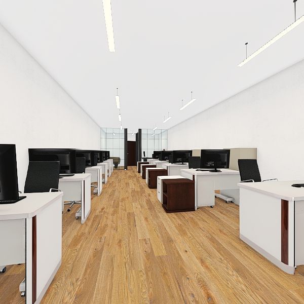 辦公室 3d design renderings