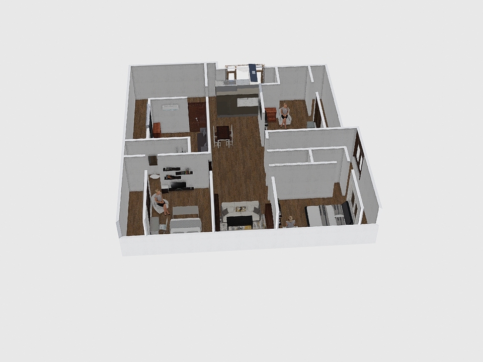 1st floor 3d design renderings