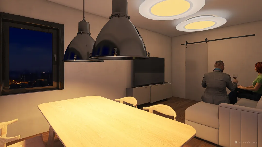sala jantar 3d design renderings