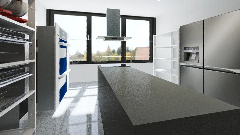 廚房 3d design renderings