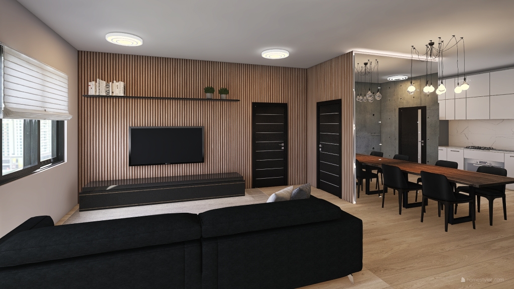 Apartamento Decorado 3d design renderings