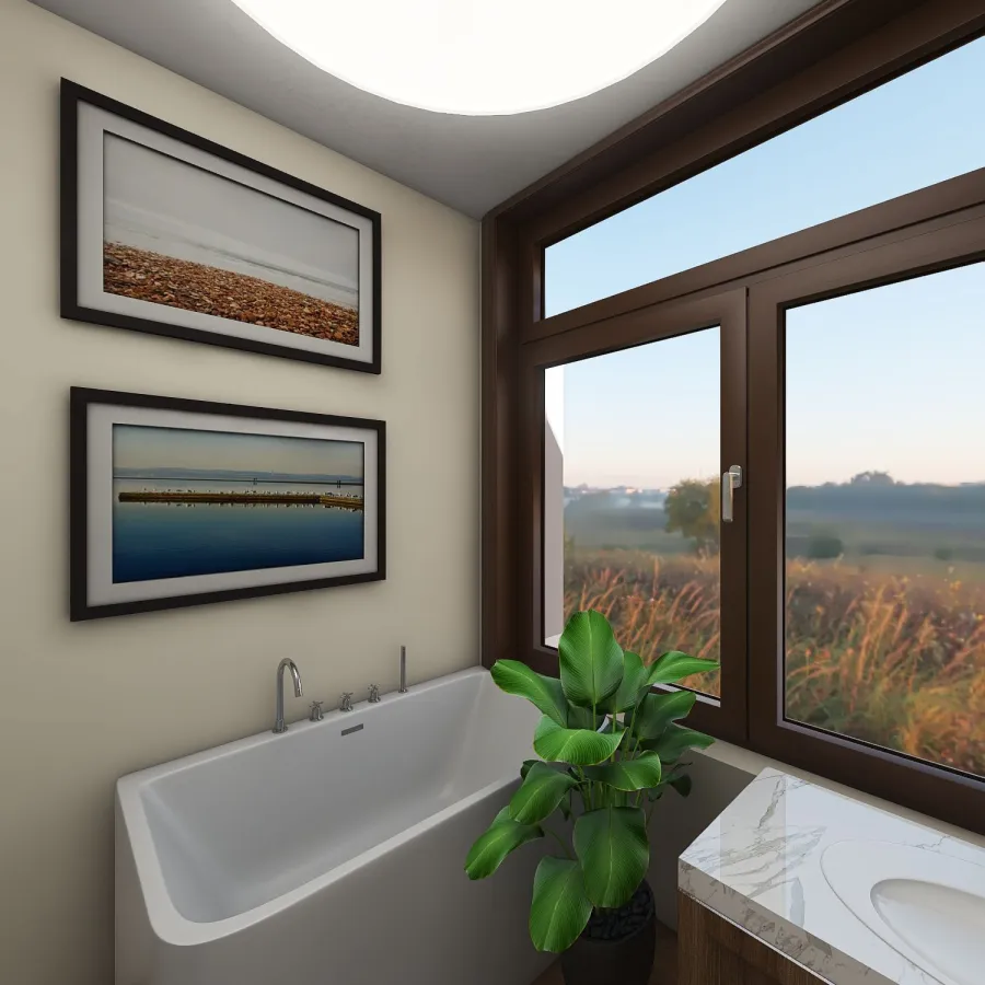 Beach Bathroom 3d design renderings