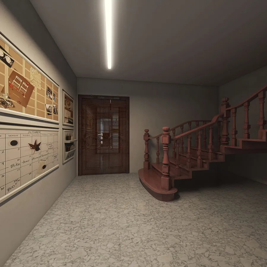 樓梯間 3d design renderings
