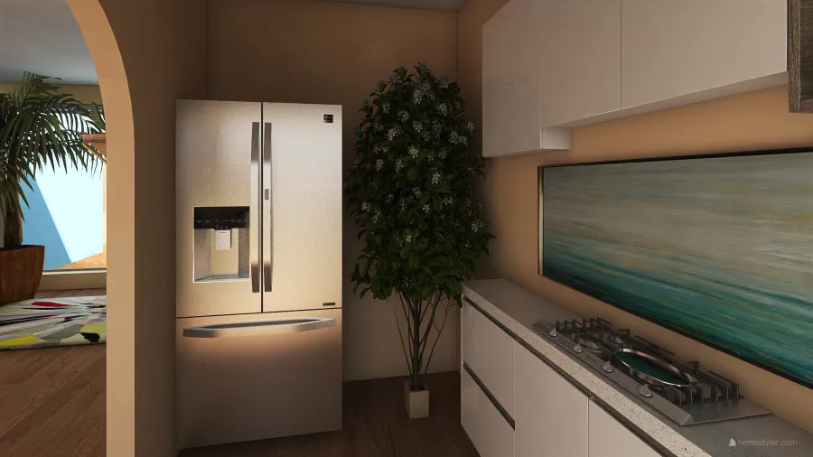 sunset Kitchen 3d design renderings