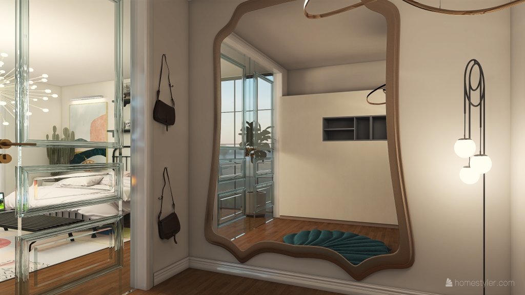 Master Cloak Room 3d design renderings