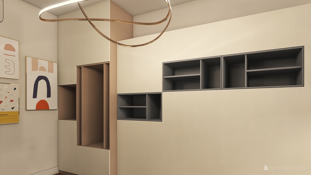 Master Cloak Room 3d design renderings