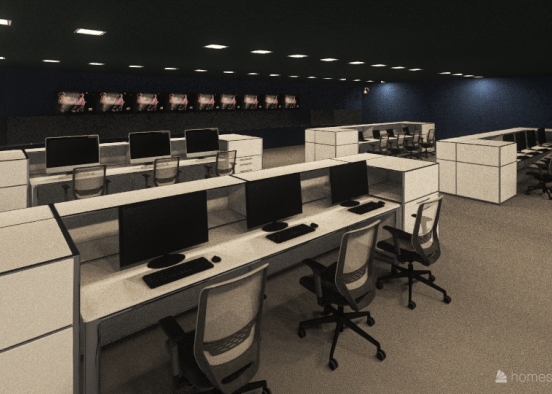 Control room Design Rendering