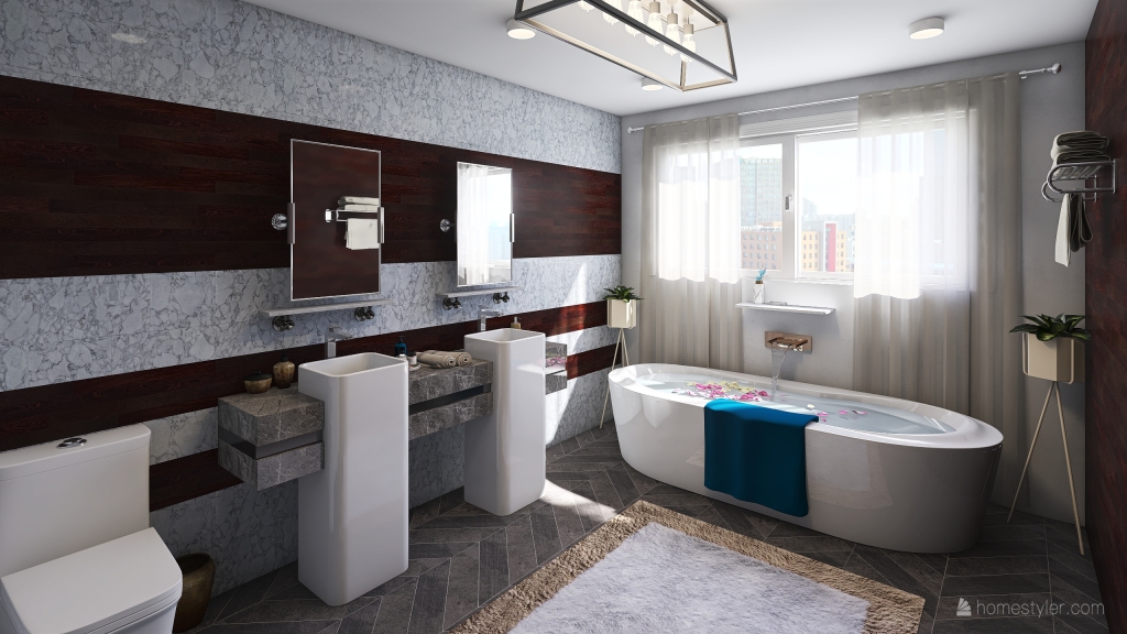 Bathroom 3d design renderings