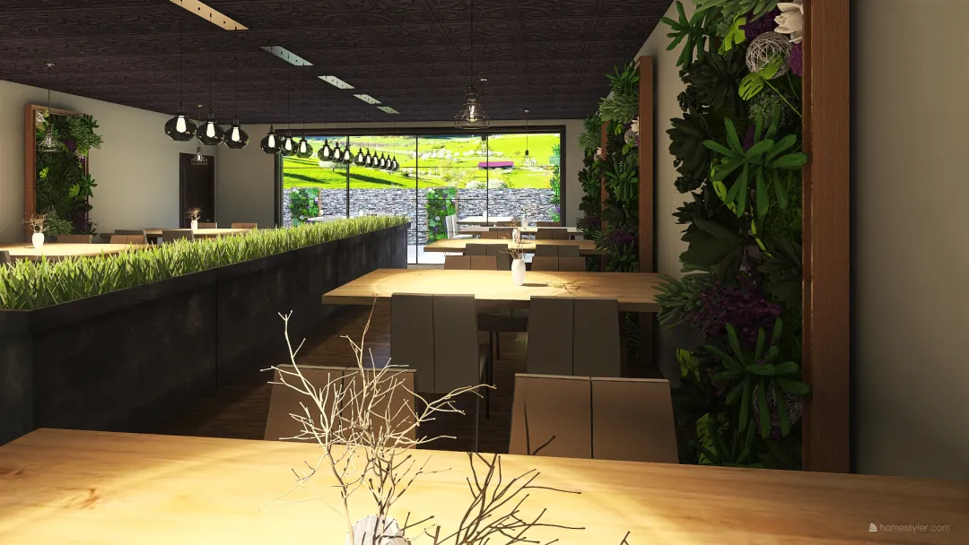 Bucks Co. Restaurant 3d design renderings