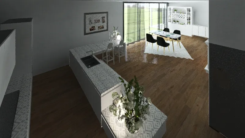 light modern house 3d design renderings