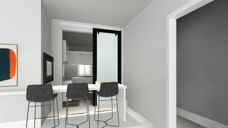 Apartamento Vanisse versão Vera 3d design renderings