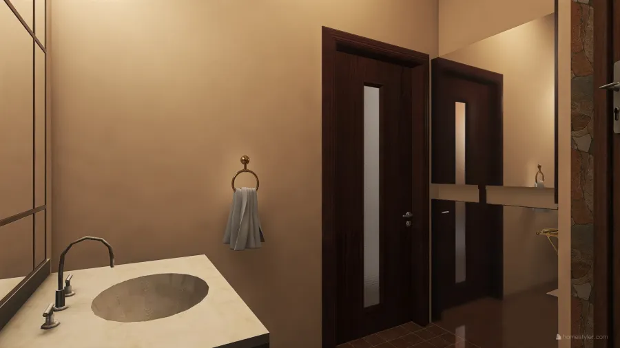 Washroom 3d design renderings