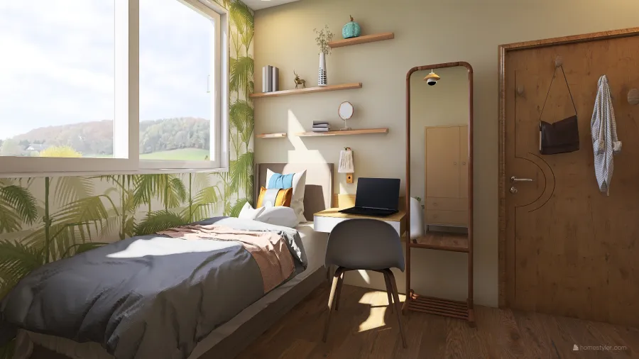 Shego Bedroom 3d design renderings