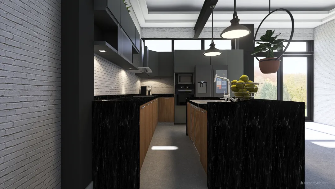 Cocina AA 3d design renderings