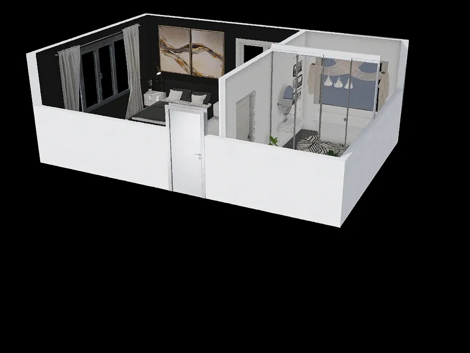 ห้องนอน 3d design renderings