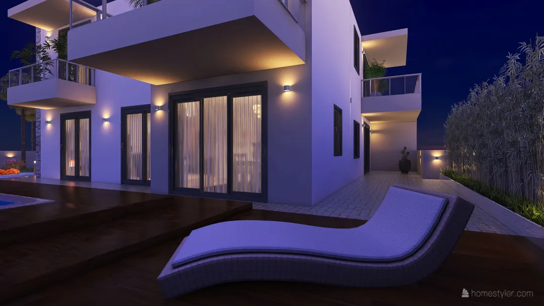 δυοροφη κατοικια 3d design renderings
